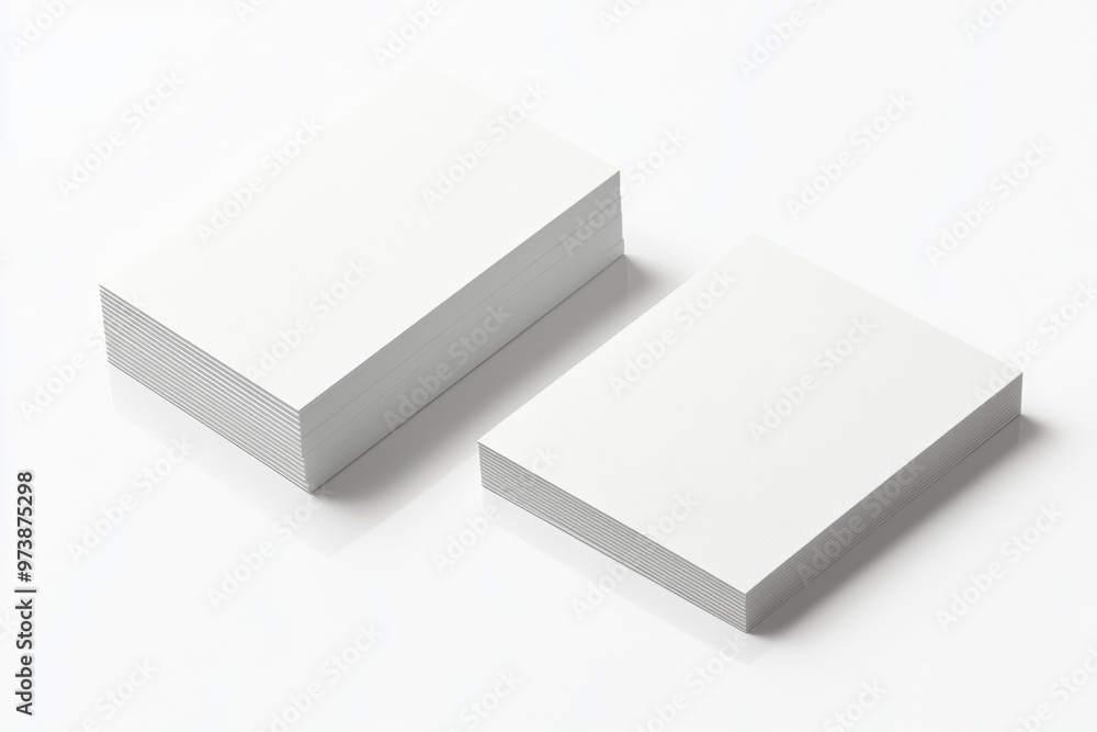 Business Card Mockup on Isolated Background created with Generative AI Business Card Mockup on Isolated Background created with Generative AI