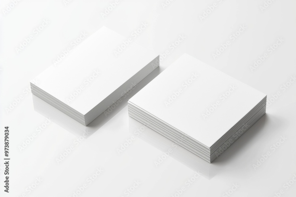 Business Card Mockup on Isolated Background created with Generative AI Business Card Mockup on Isolated Background created with Generative AI