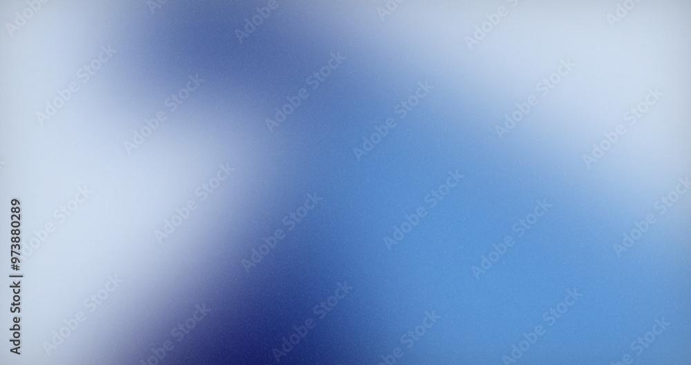 Naklejka premium Blue and White Mesh Gradient Design Noise, Abstract Blue and White Gradient