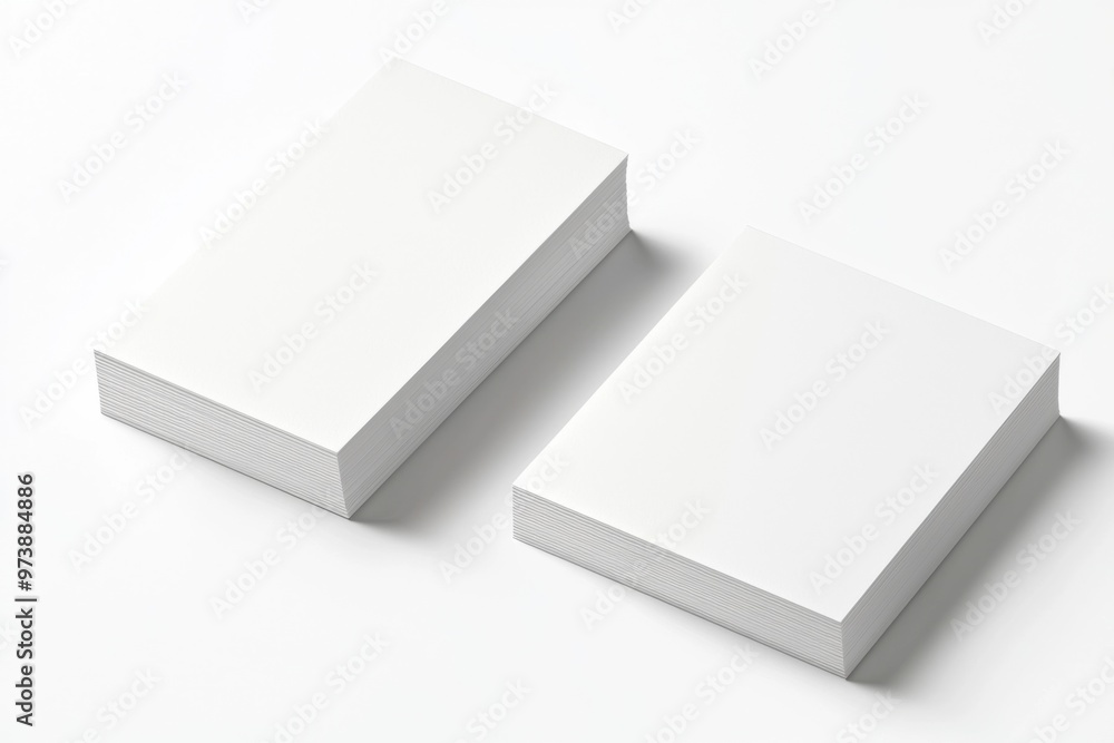 Business Card Mockup on Isolated Background created with Generative AI Business Card Mockup on Isolated Background created with Generative AI