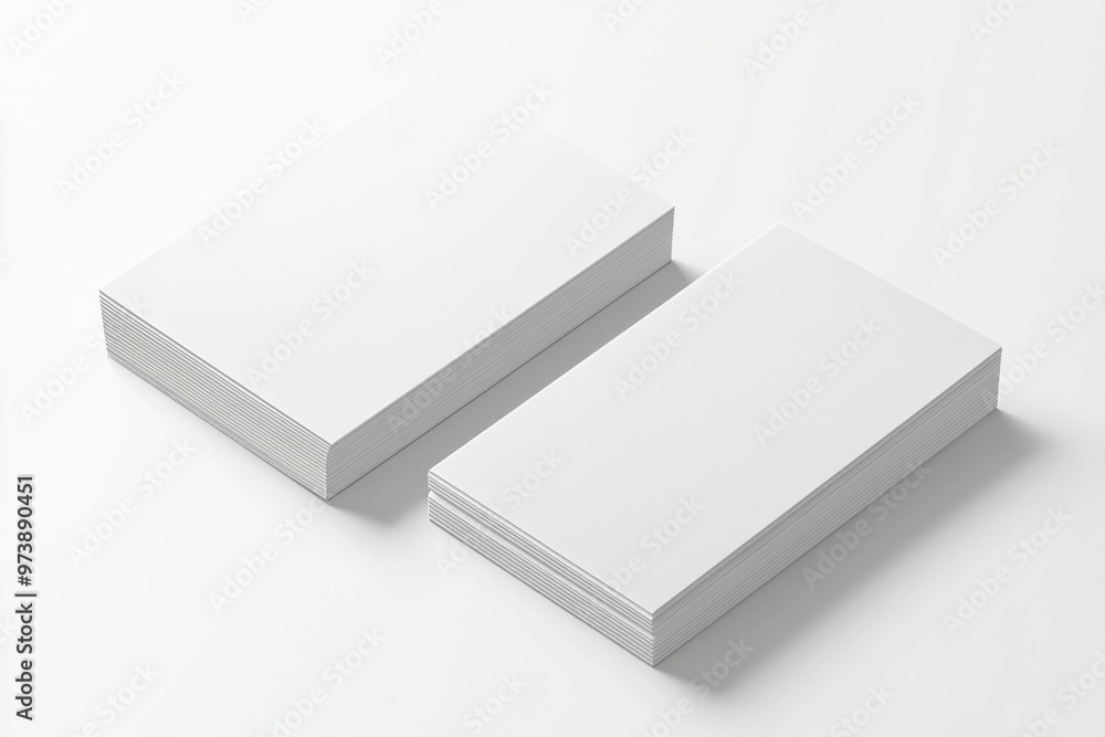 Business Card Mockup on Isolated Background created with Generative AI Business Card Mockup on Isolated Background created with Generative AI