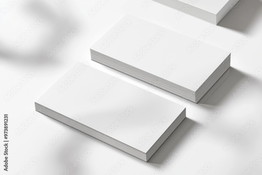 Business Card Mockup on Isolated Background created with Generative AI Business Card Mockup on Isolated Background created with Generative AI