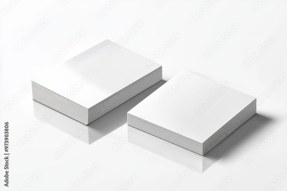 Business Card Mockup on Isolated Background created with Generative AI Business Card Mockup on Isolated Background created with Generative AI