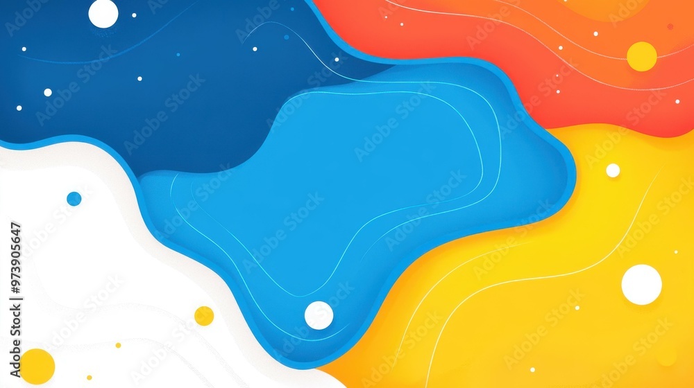 Bright vector poster features dynamic waves in a minimal style, perfect for modern decor and artistic flair. Bright vector poster features dynamic waves in a minimal style, perfect for modern decor and artistic flair.