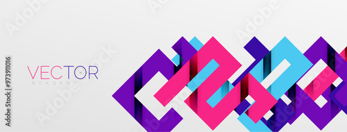 Color bend lines with shadow texture effect. Vector Illustration For Wallpaper, Banner, Background, Card, Book Illustration, landing page