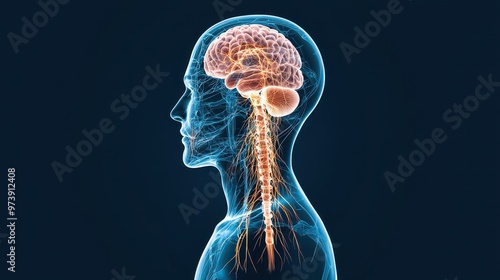 Insightful Illustration of Newborn Reflexes and their Neural Pathways photo