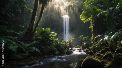 waterfall in the forest