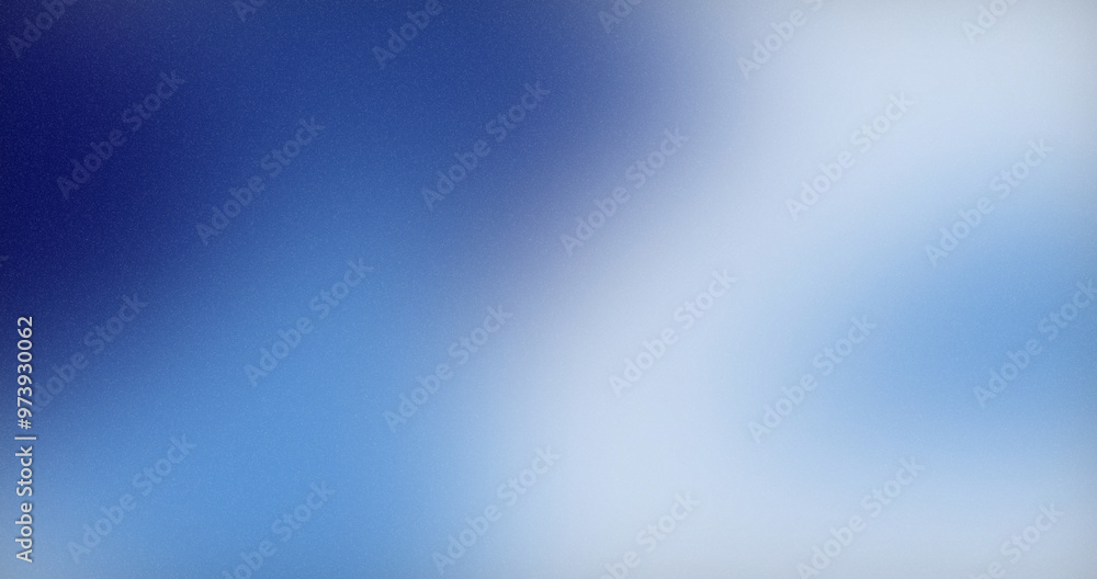 Naklejka premium Blue and White Mesh Gradient Design Noise, Abstract Blue and White Gradient