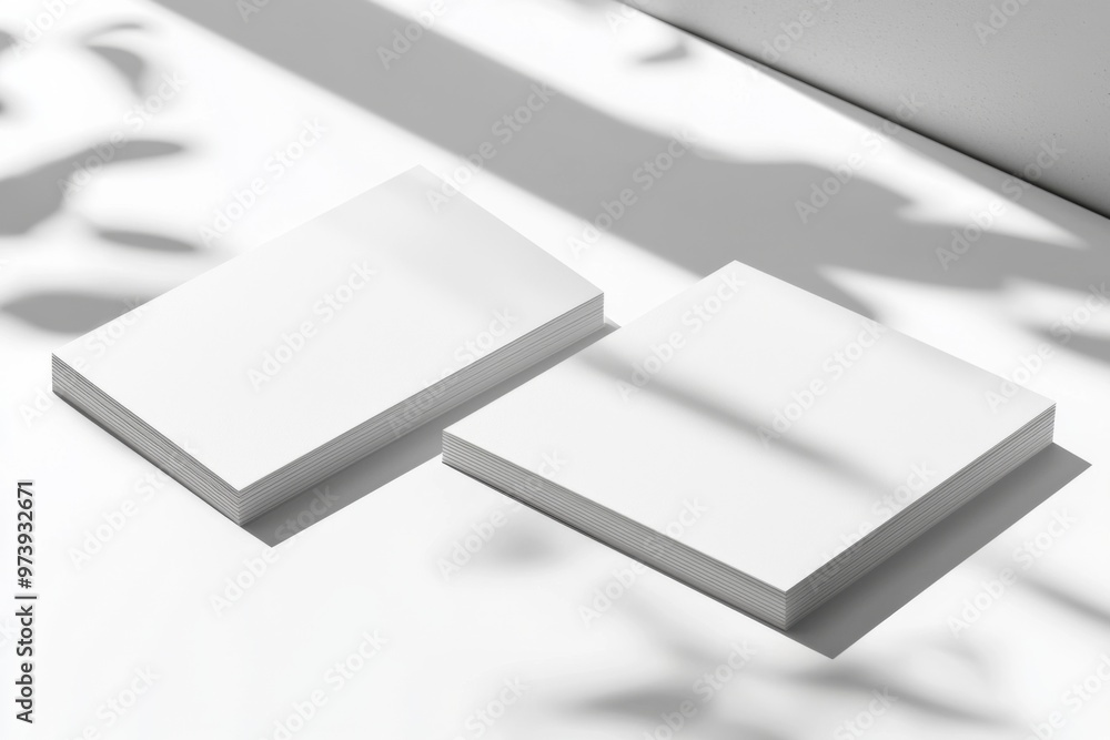 Business Card Mockup on Isolated Background created with Generative AI Business Card Mockup on Isolated Background created with Generative AI