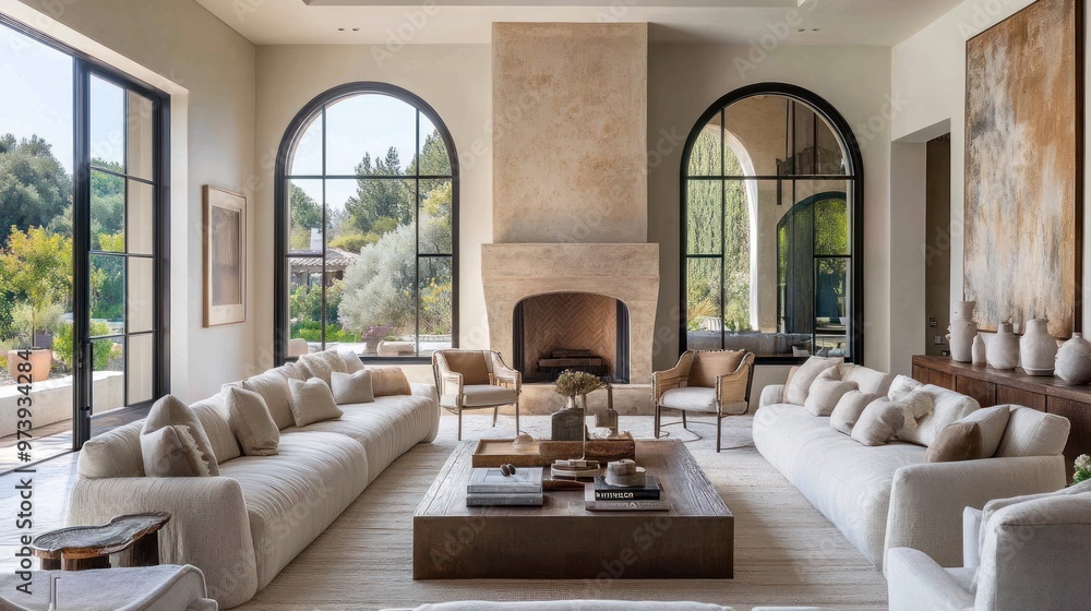 Mediterranean-Inspired Living Room Mediterranean-Inspired Living Room