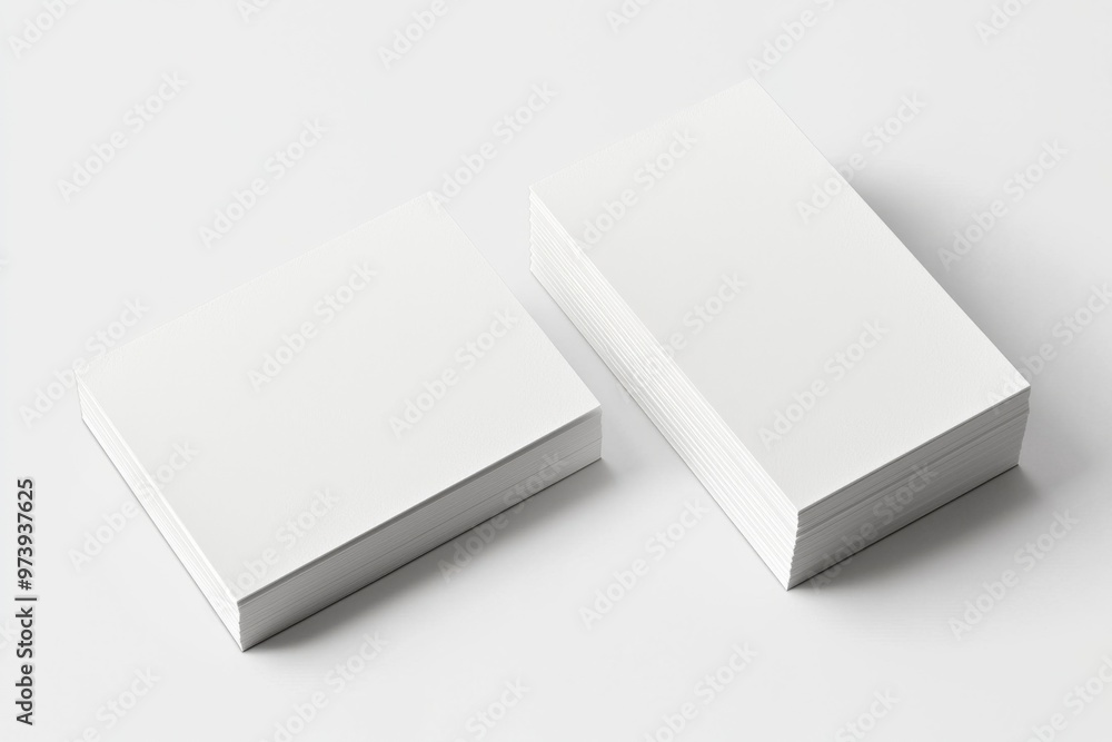 Business Card Mockup on Isolated Background created with Generative AI Business Card Mockup on Isolated Background created with Generative AI