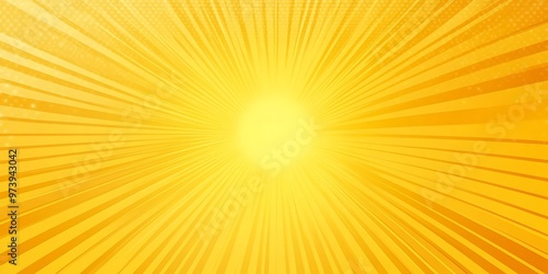 Wallpaper Mural yellow sun burst abstract retro background Torontodigital.ca