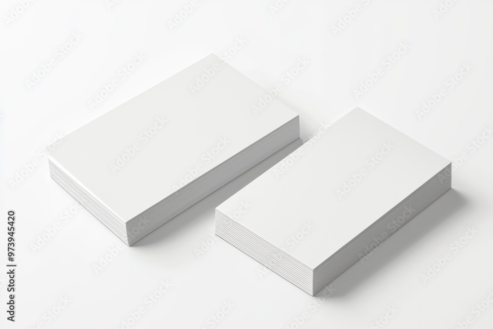 Business Card Mockup on Isolated Background created with Generative AI Business Card Mockup on Isolated Background created with Generative AI