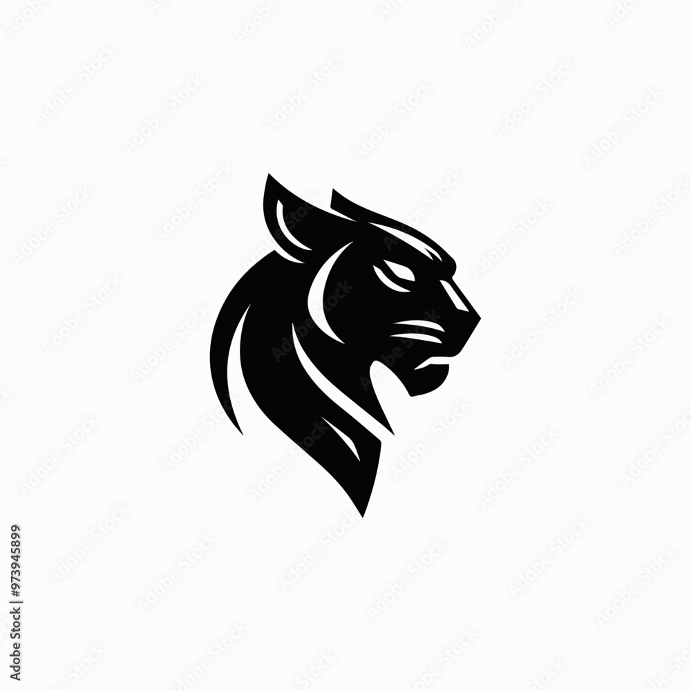 Black panther logo Black panther logo