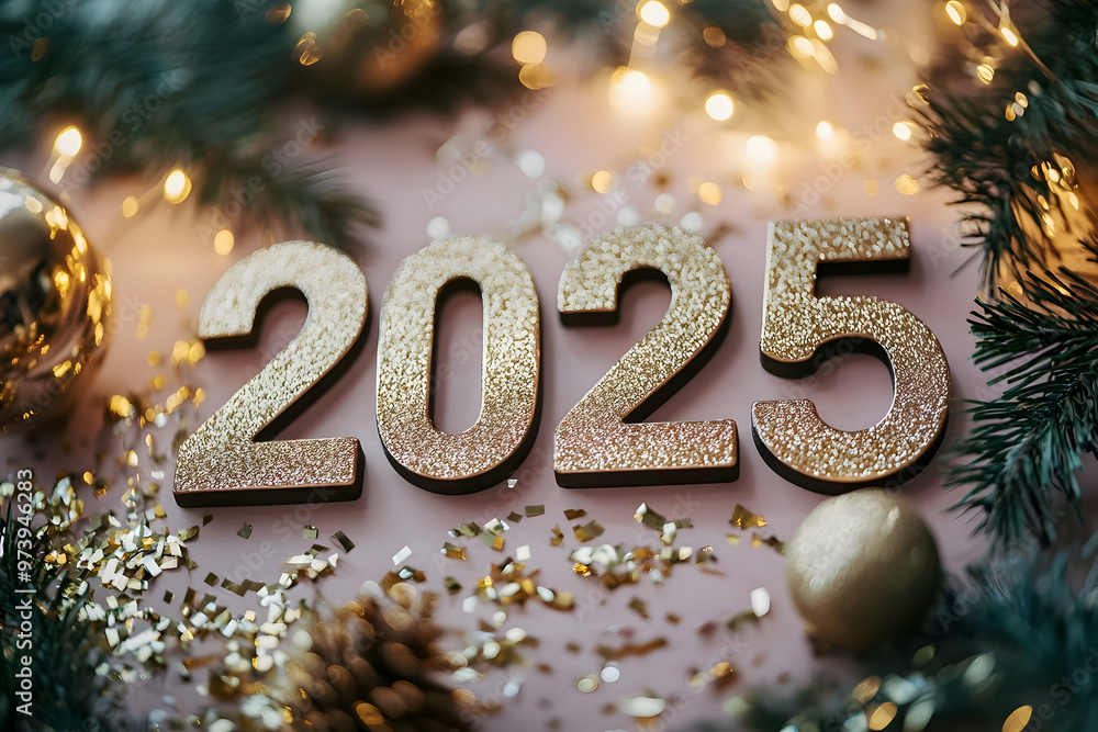 Happy New Year 2025 Celebration Card Happy New Year 2025 Celebration Card