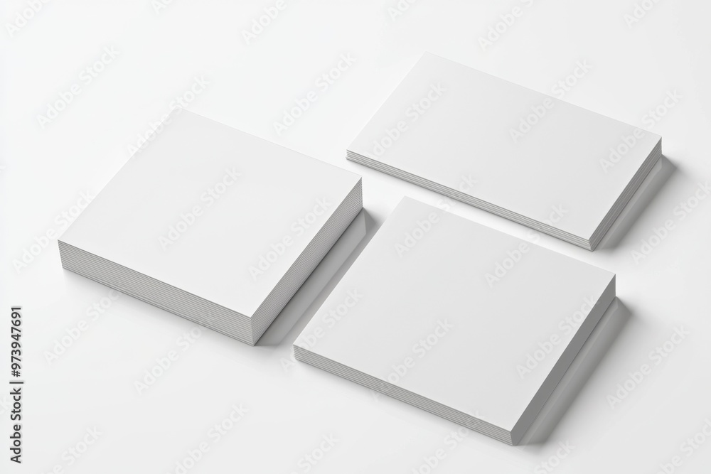 Business Card Mockup on Isolated Background created with Generative AI Business Card Mockup on Isolated Background created with Generative AI