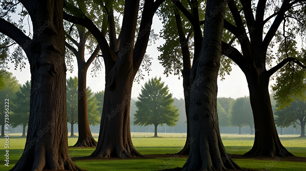 trees in the park trees in the park