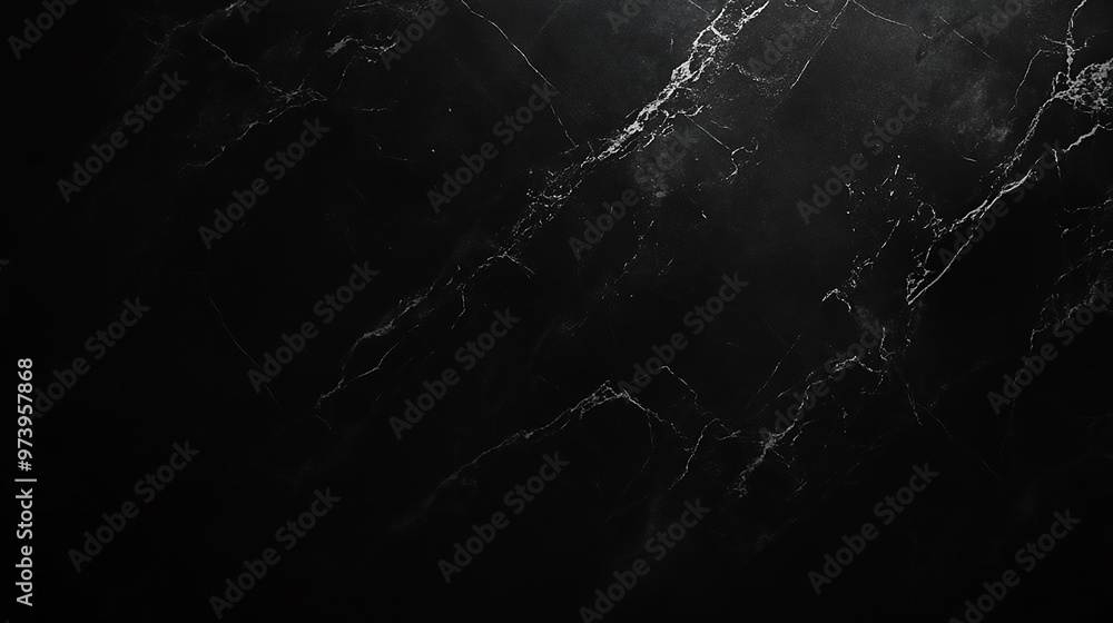 Black Stone Surface with Fissures and Copy Space Black Stone Surface with Fissures and Copy Space