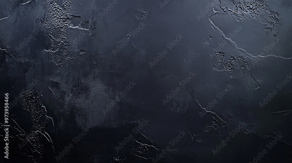 Black Stone Surface with Fissures and Copy Space Black Stone Surface with Fissures and Copy Space