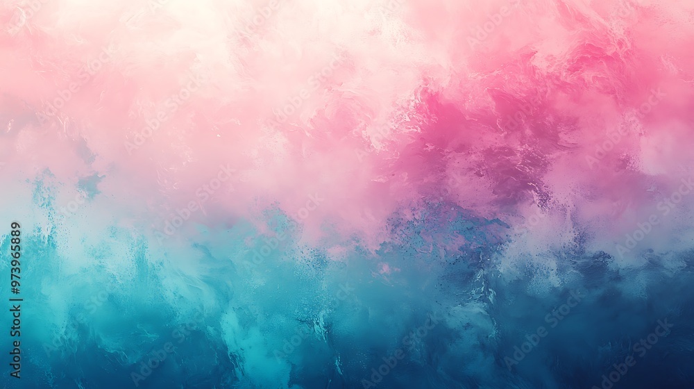 Obraz premium Abstract Pink and Blue Watercolor Background