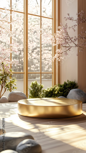 Wallpaper Mural Serene display with cherry blossoms and nature Torontodigital.ca