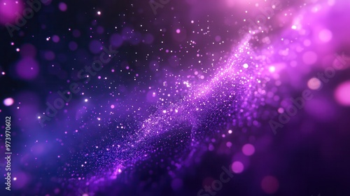 A mesmerizing cosmic swirl of purple hues and glowing stars, creating a stunning starry backdrop for your creative projects.