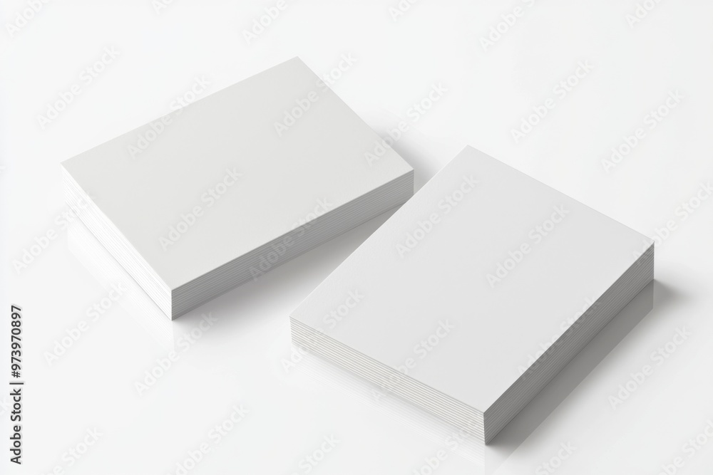 Business Card Mockup on Isolated Background created with Generative AI Business Card Mockup on Isolated Background created with Generative AI