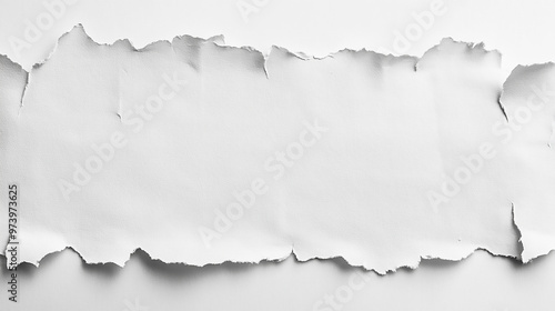 Mockups, and Design Elements on Isolated Background Torn strip of koala paper white backgrounds white background 