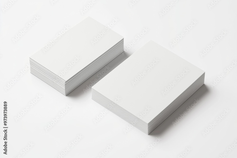 Business Card Mockup on Isolated Background created with Generative AI Business Card Mockup on Isolated Background created with Generative AI