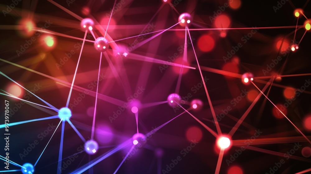 Abstract network connection background Abstract network connection background