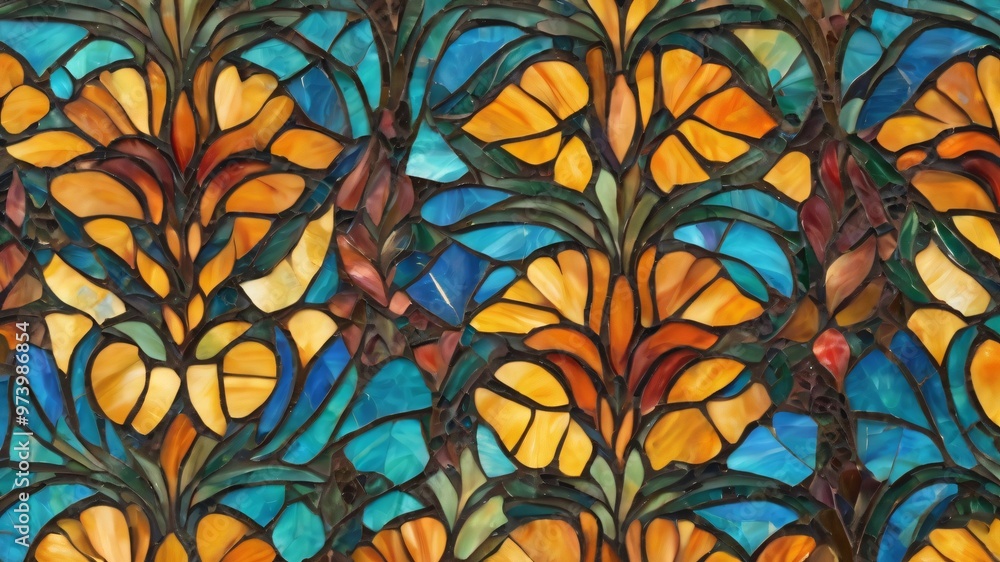 art nouveau artwork mosaic background art nouveau artwork mosaic background