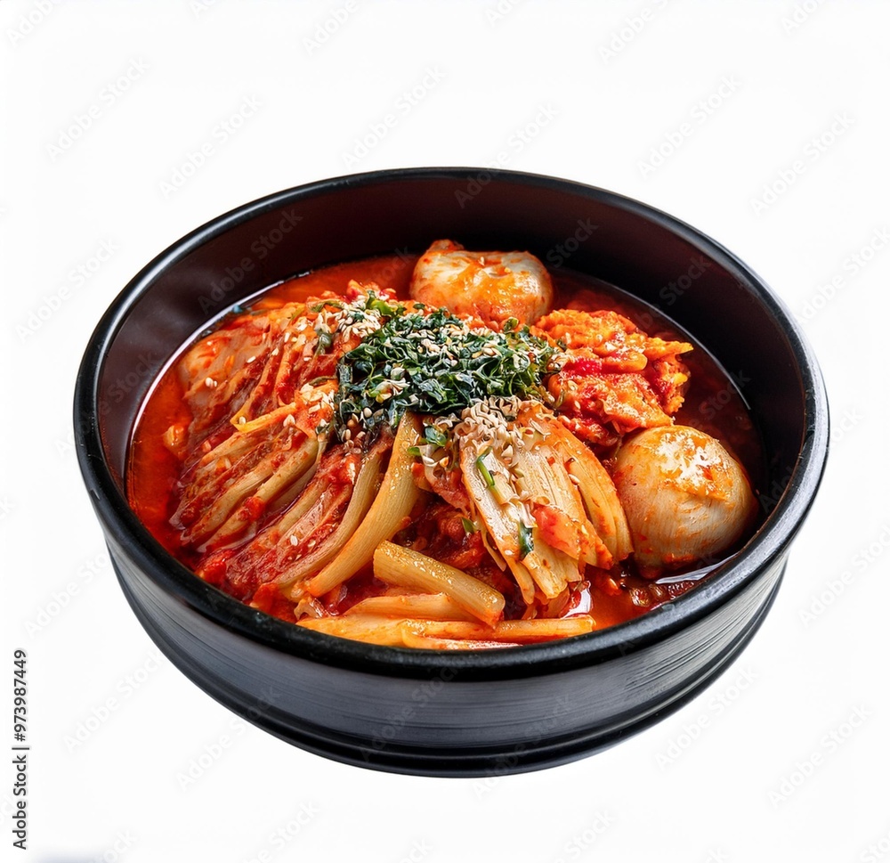 kimchi, food from South Korea, on a white background kimchi, food from South Korea, on a white background