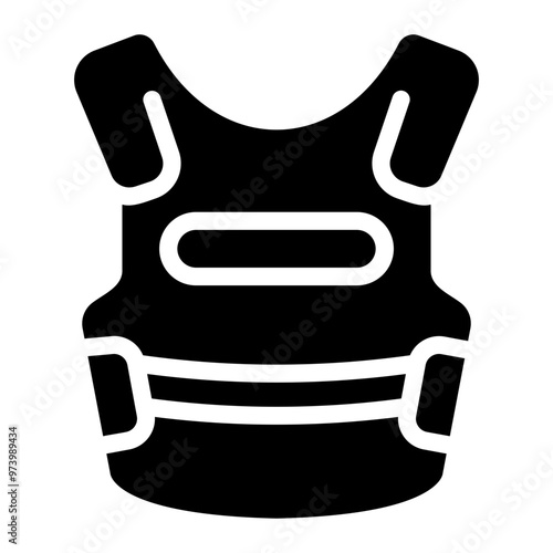bulletproof vest Solid icon