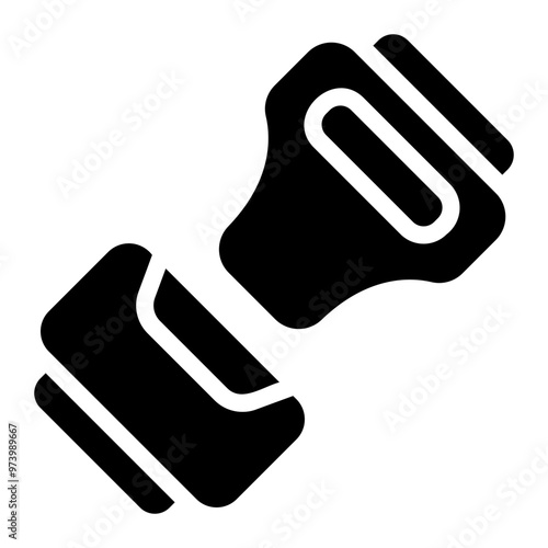 seat belt Solid icon