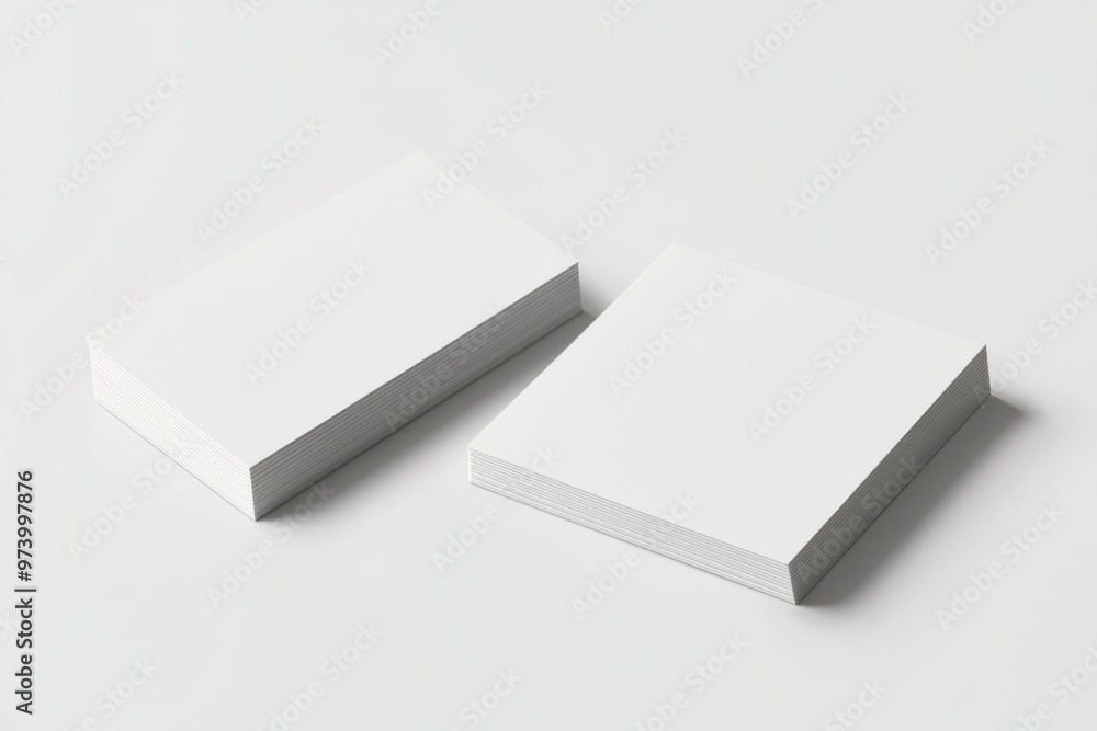 Business Card Mockup on Isolated Background created with Generative AI Business Card Mockup on Isolated Background created with Generative AI