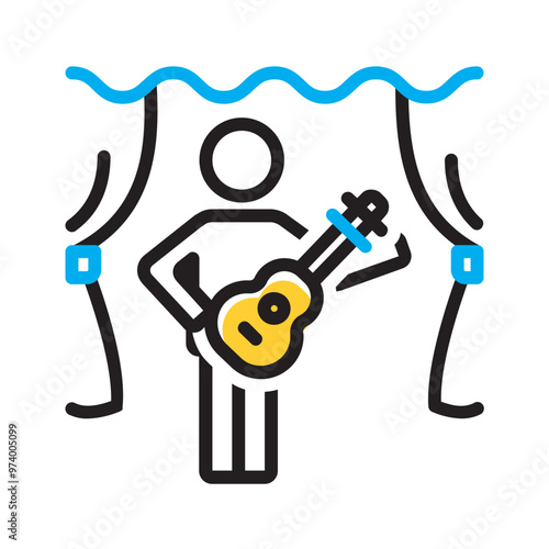 Vector multicolor icon for Performance