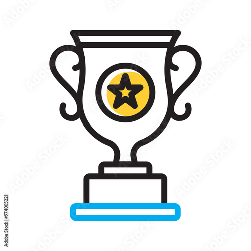 Vector multicolor icon for Award