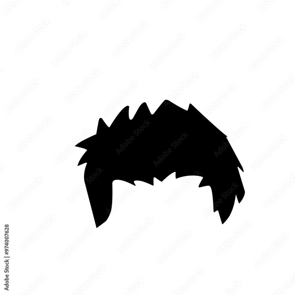 Fototapeta premium men's hairstyle icon