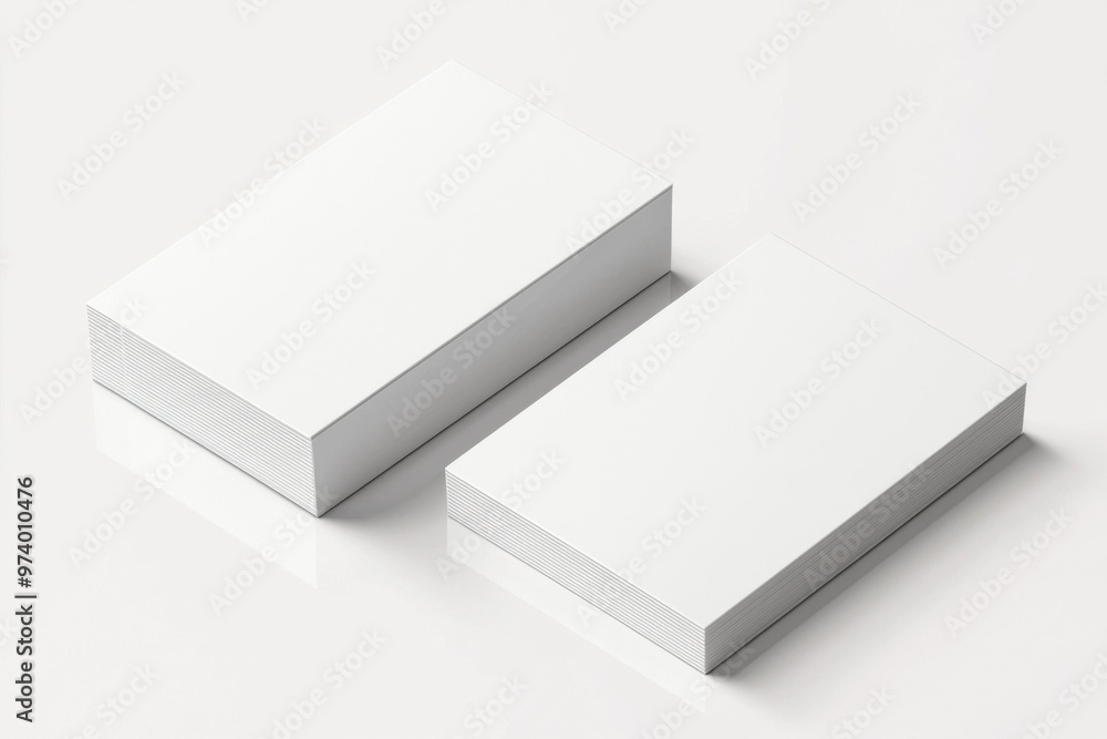 Business Card Mockup on Isolated Background created with Generative AI Business Card Mockup on Isolated Background created with Generative AI