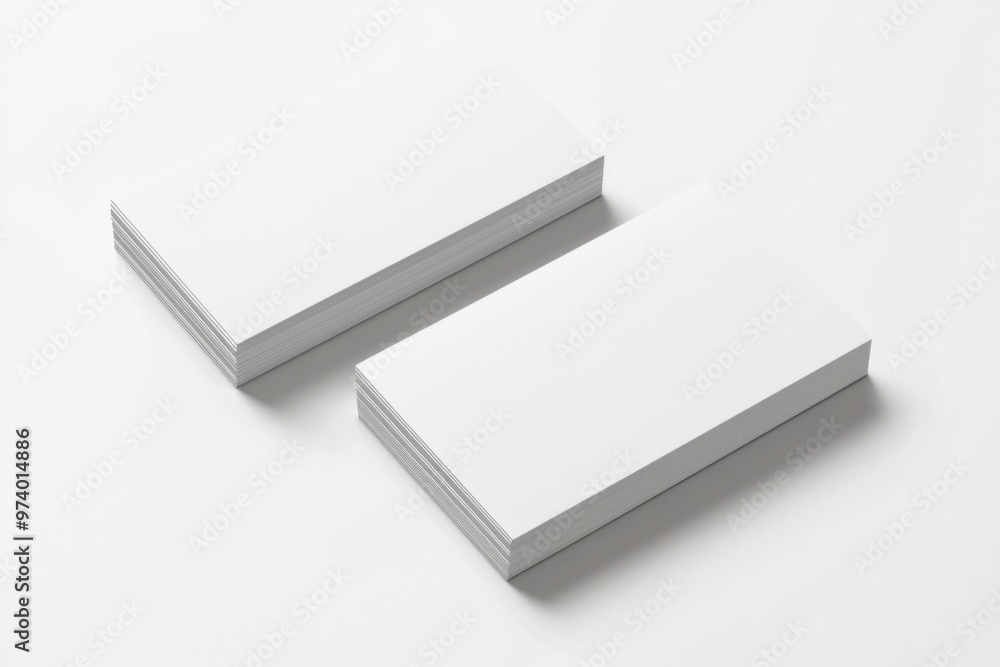 Business Card Mockup on Isolated Background created with Generative AI Business Card Mockup on Isolated Background created with Generative AI