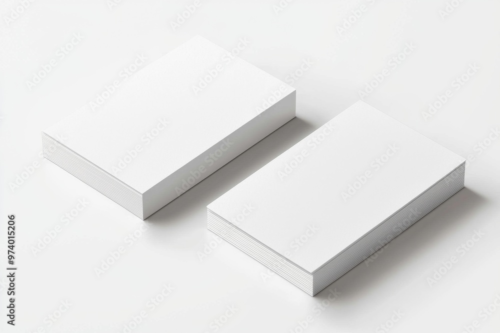 Business Card Mockup on Isolated Background created with Generative AI Business Card Mockup on Isolated Background created with Generative AI