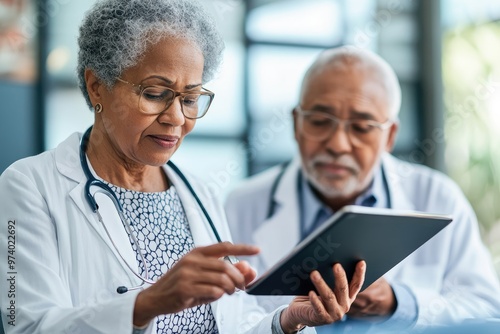 During a telehealth consultation, a senior patient uses a tablet as the doctor explains the next steps, with the patient nodding and taking notes, reflecting a modern, te