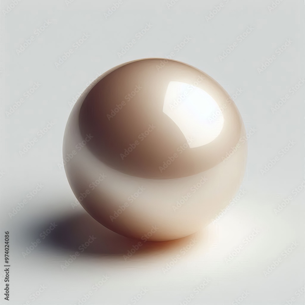 sphere like egg on white background sphere like egg on white background