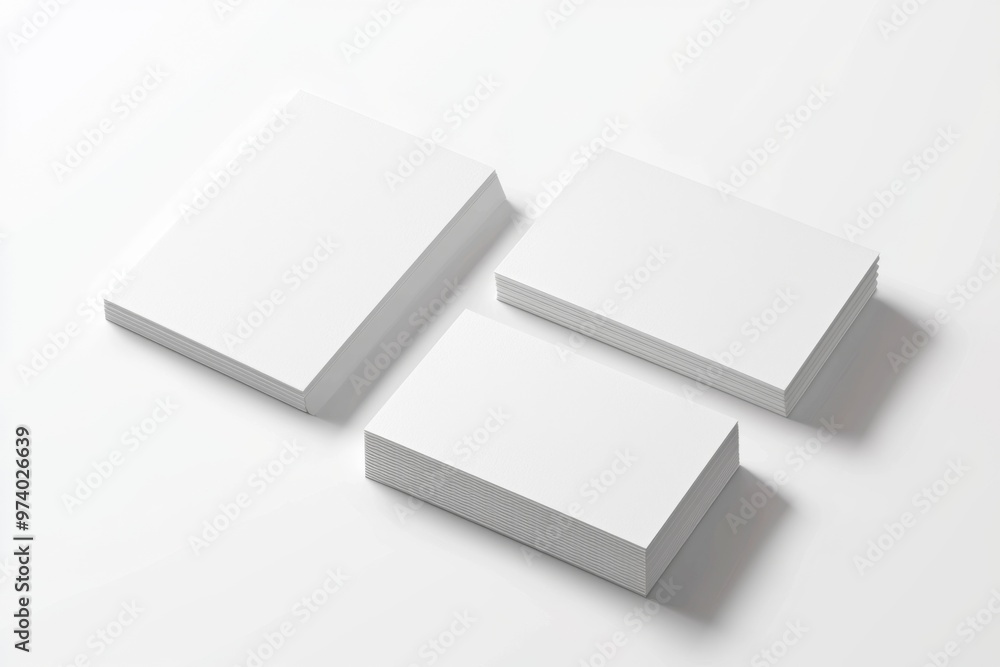 Business Card Mockup on Isolated Background created with Generative AI Business Card Mockup on Isolated Background created with Generative AI