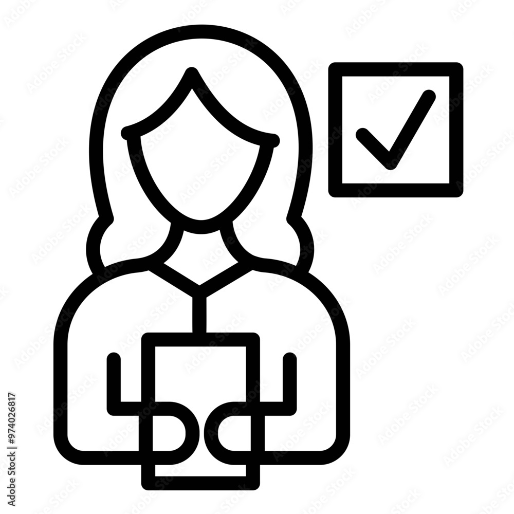 Obraz premium Quality Control Icon