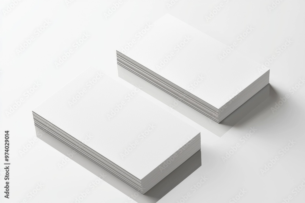 Business Card Mockup on Isolated Background created with Generative AI Business Card Mockup on Isolated Background created with Generative AI