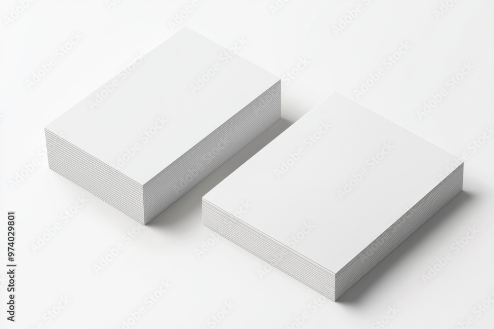 Business Card Mockup on Isolated Background created with Generative AI Business Card Mockup on Isolated Background created with Generative AI