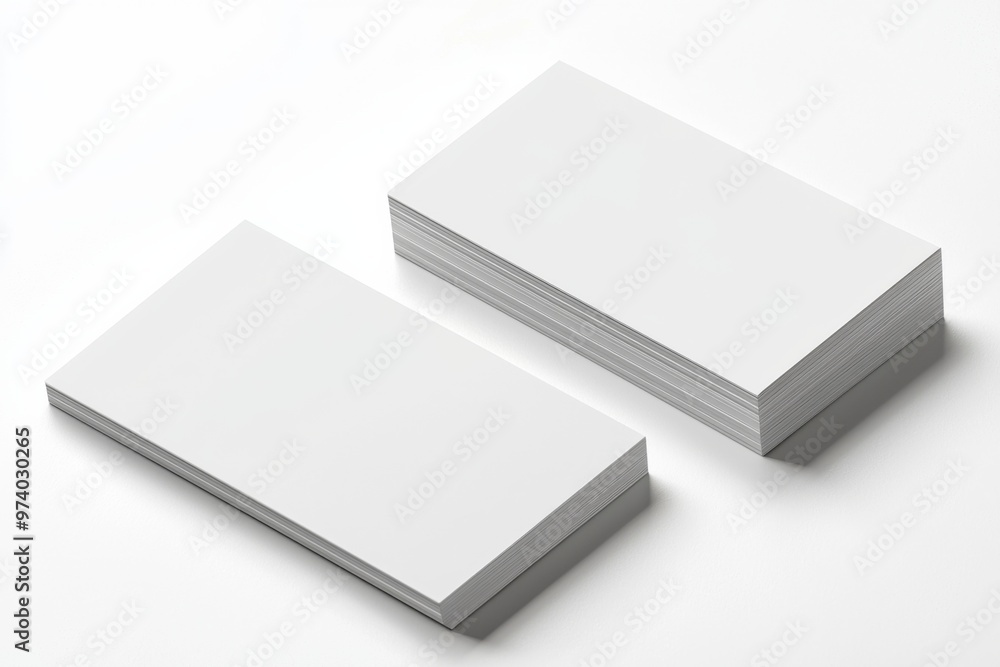 Business Card Mockup on Isolated Background created with Generative AI Business Card Mockup on Isolated Background created with Generative AI