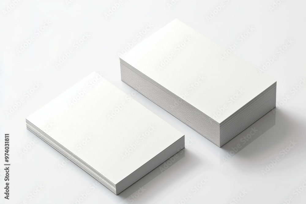 Business Card Mockup on Isolated Background created with Generative AI Business Card Mockup on Isolated Background created with Generative AI