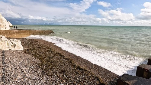 Waves Crashing on Brighton Beach photo